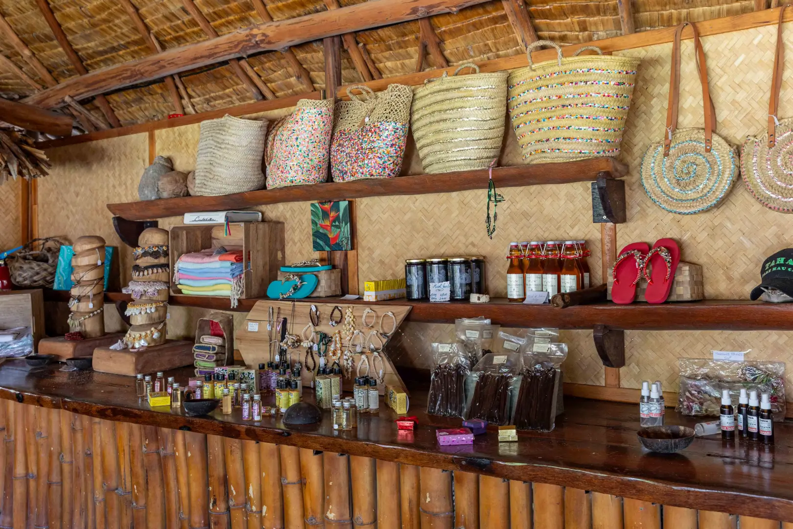 Produits locaux et artisanaux de Tahaa