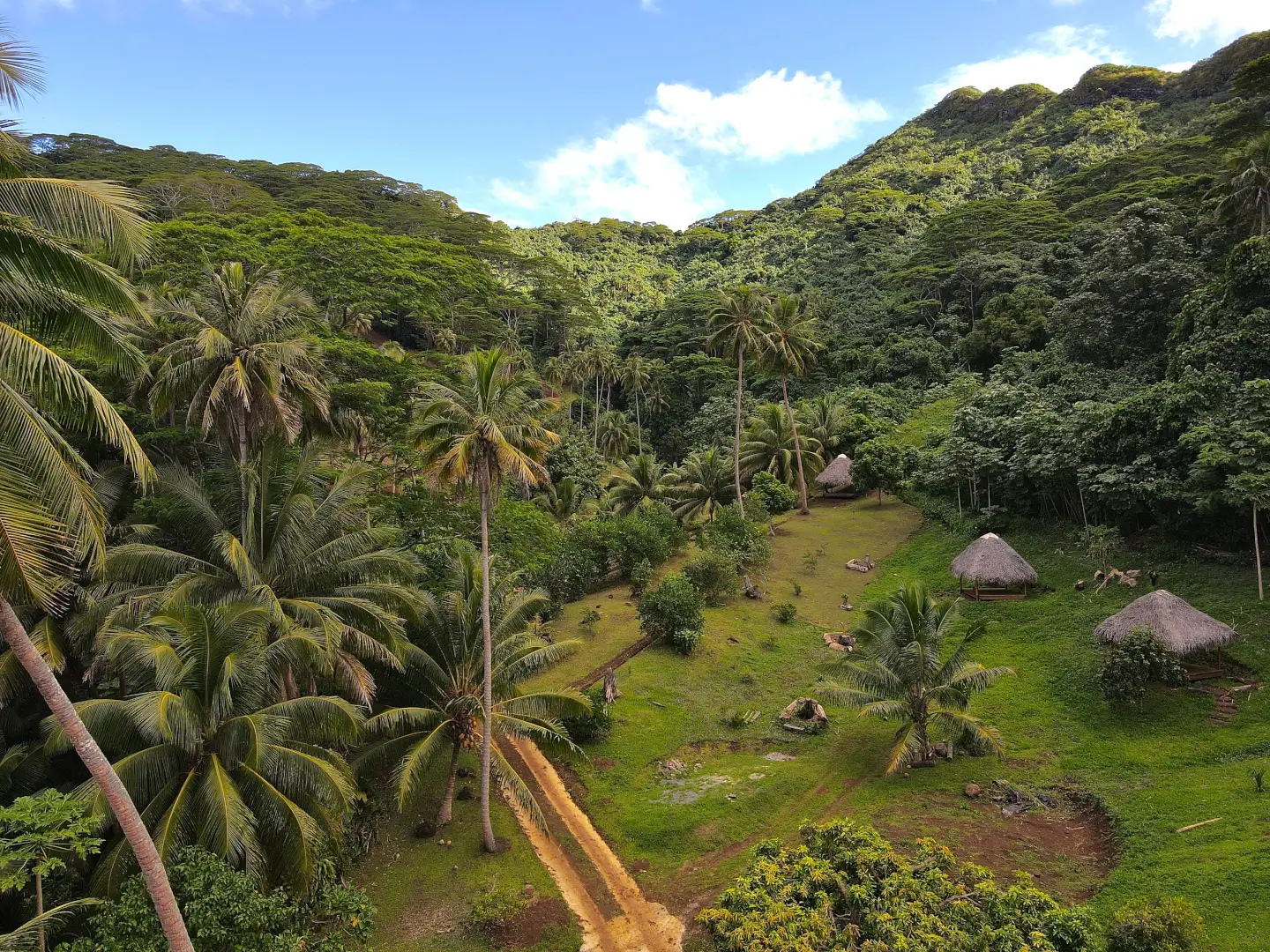 Magnifique emplacement de camping à Tahaa Fare Hau Camp