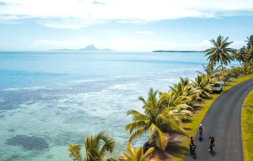 Balade à vélo autour de l'île de Tahaa